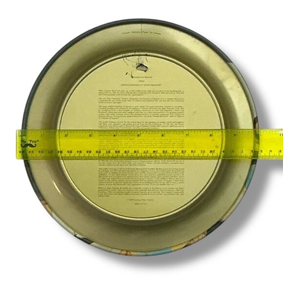 Norman Rockwell Metal Collector Plate Freedom Of Speech Four Freedoms Vintage 80 - Picture 4 of 16